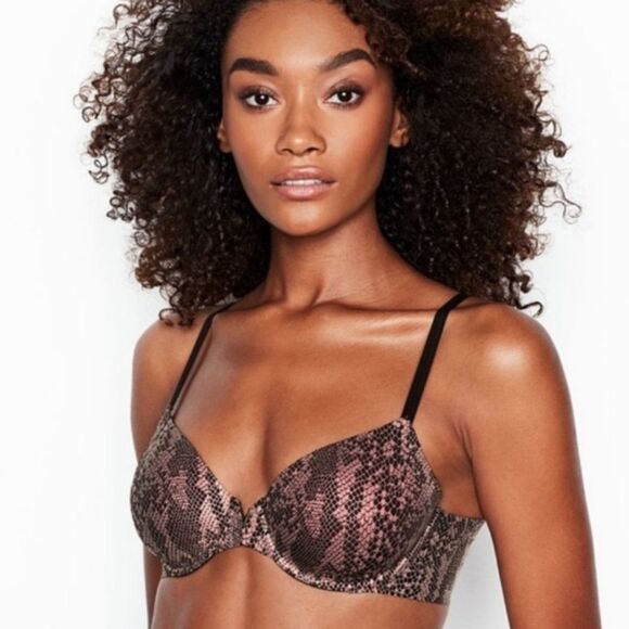 victorias secret snakeskin pushup bra size 36DD - Picture 1 of 6